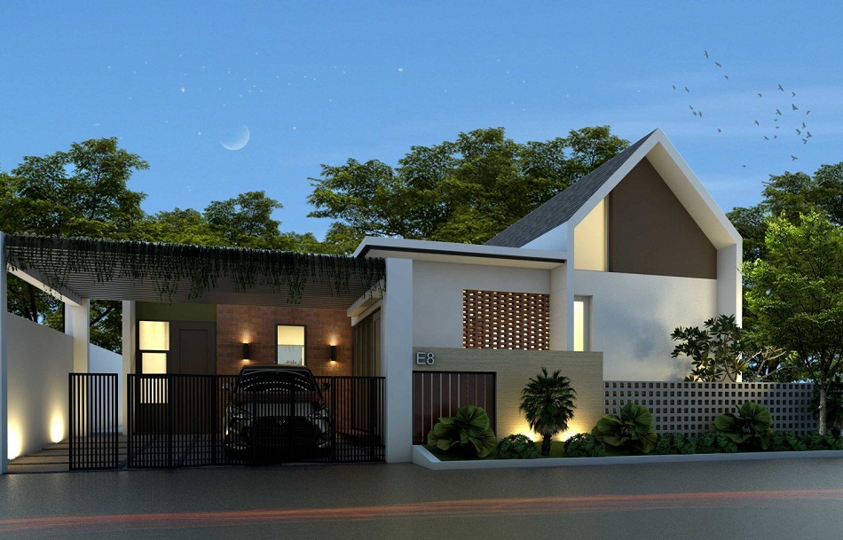 gambar bentuk atap rumah minimalis