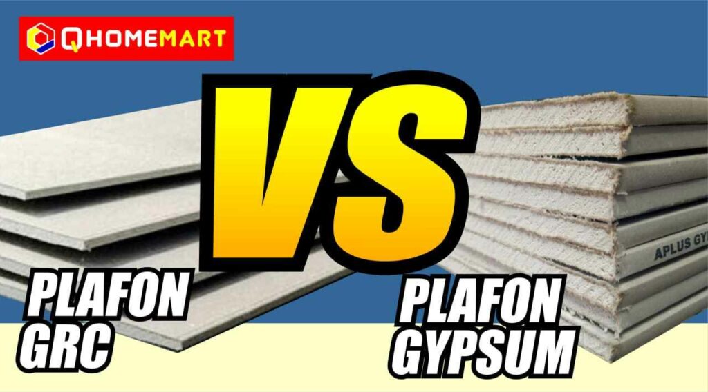 Plafon GRC Vs Gypsum