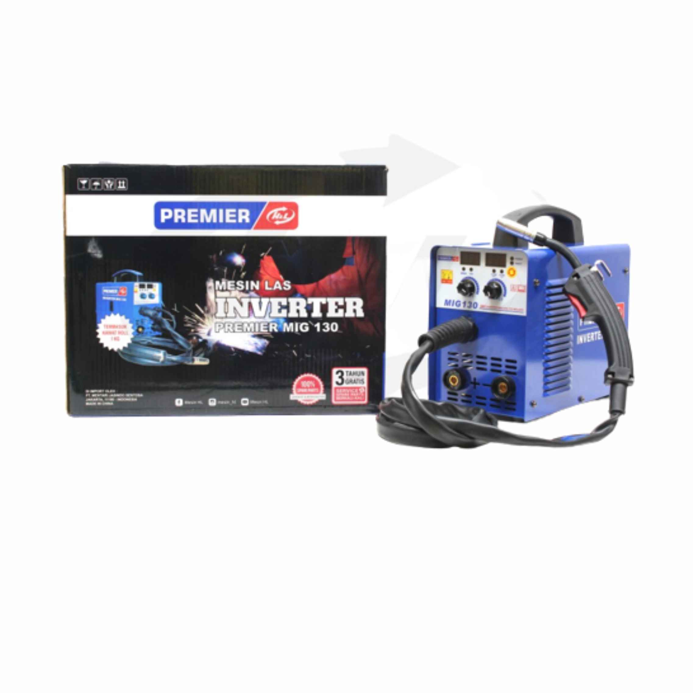 Mesin Las HNL MIG 130 Inverter 4400 Watt