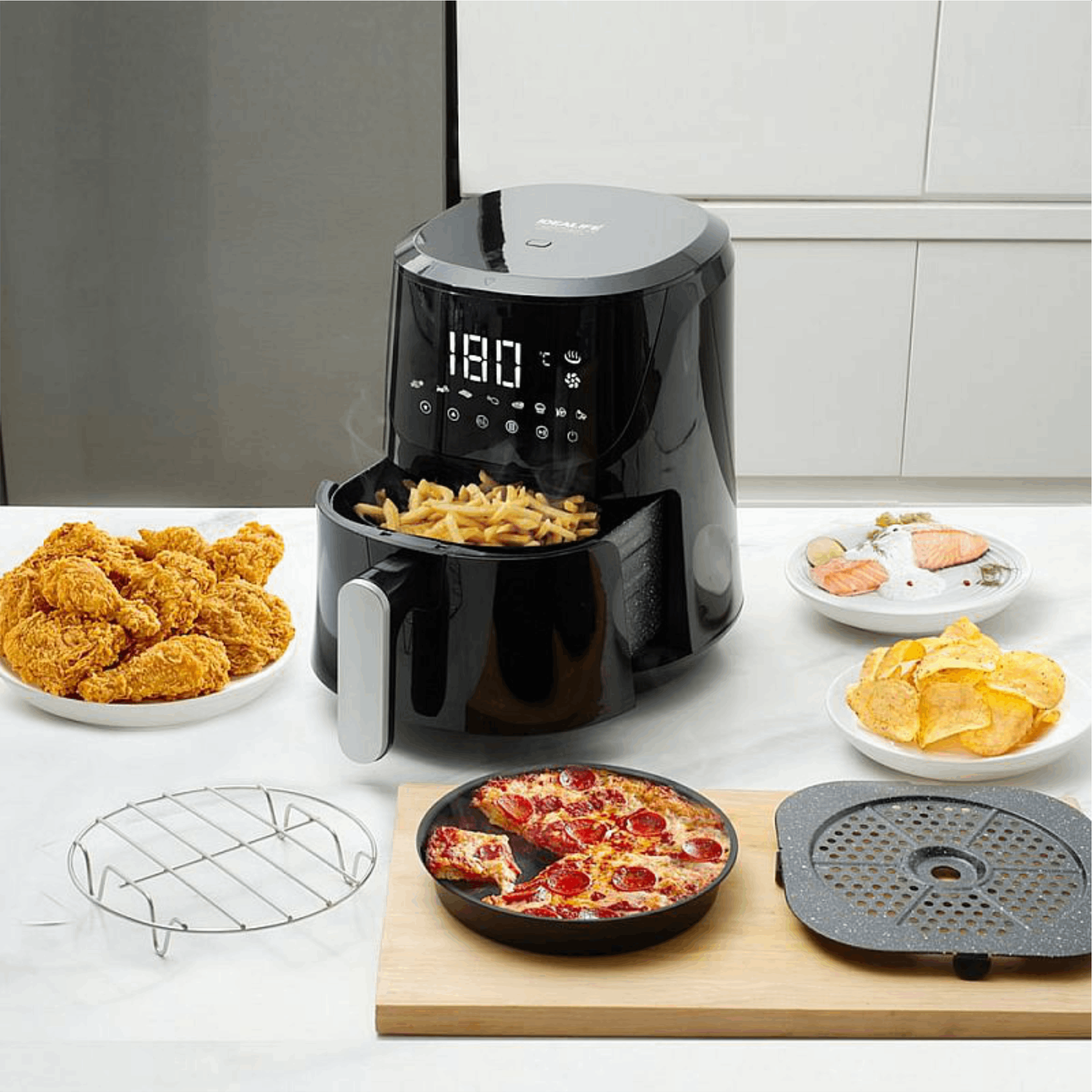 Air Fryer IDEALIFE IL 200 Mesin Penggorengan Tanpa Minyak 4 Liter